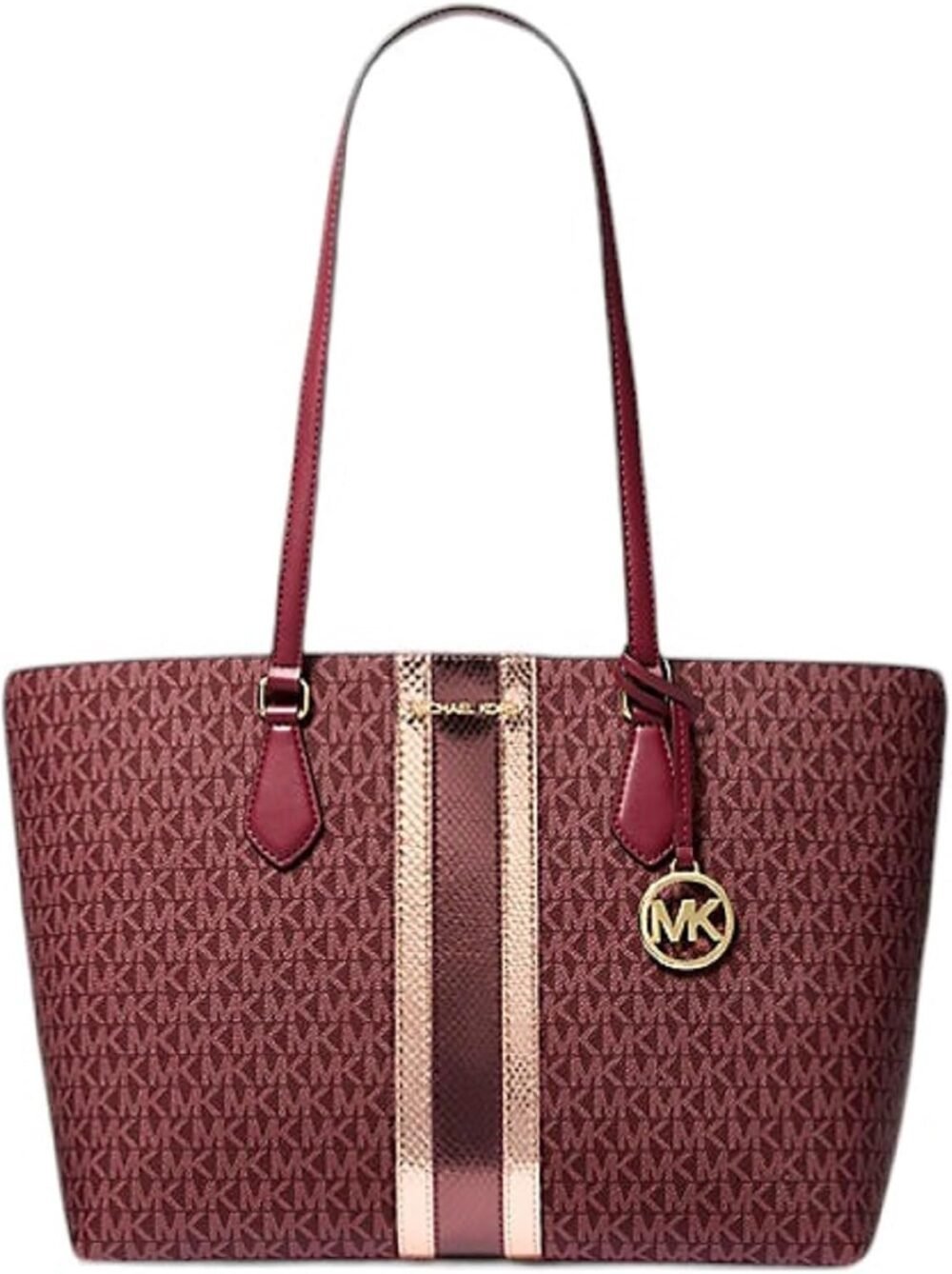 حقيبة "مايكل كورس" "شيلا" كبيرة بتوقيع الشعار - الصورة 5