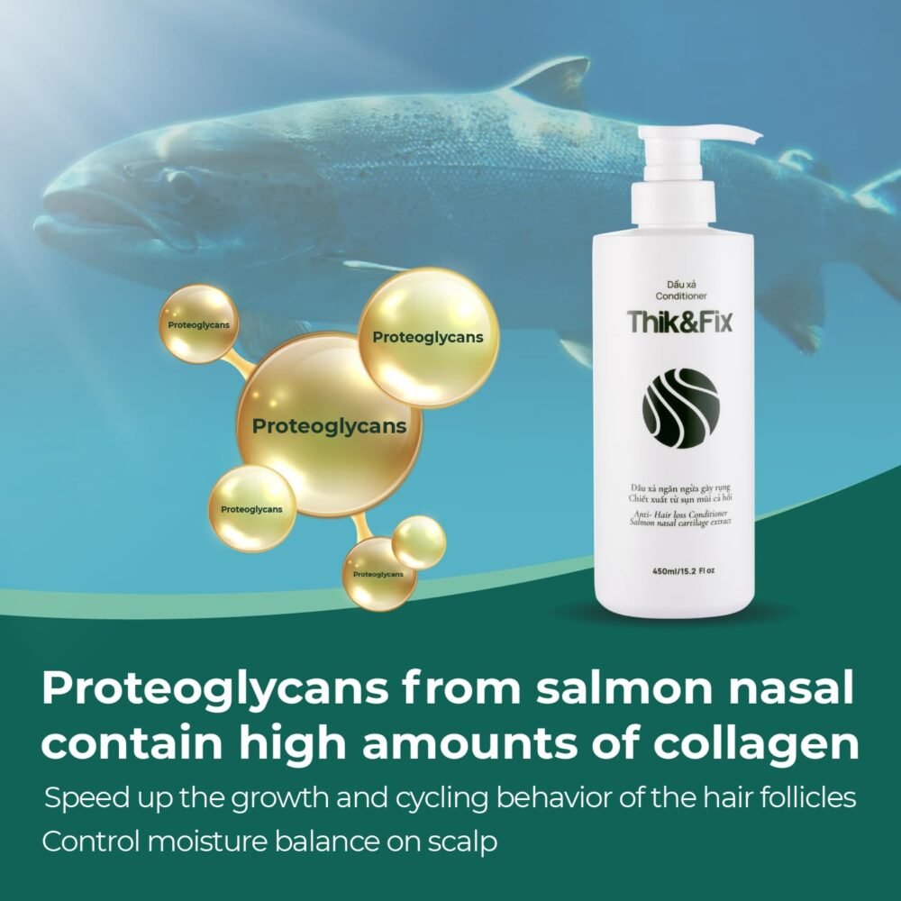 بلسم Thik&Fix لتكثيف الشعر وزيادة نموه - يعيد دورة نمو الشعر، علاج فعال لتساقط الشعر عند النساء - 15.2 أوقية - الصورة 2