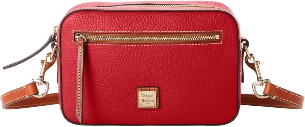 حقيبة "دوني آند بورك" "كاميرا زيب كروس بودي" للنساء من الجلد المحبب - الصورة 6
