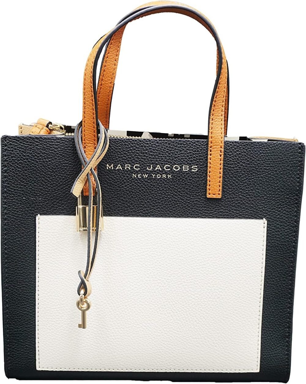 حقيبة "مارك جاكوبس" "غرايند" ميني توت كولور بلوكد للنساء