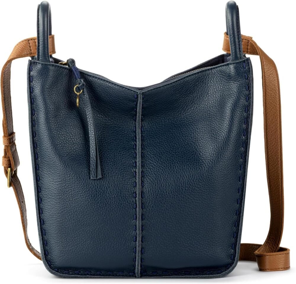 حقيبة "ذا ساك" لوس فيليز كروس بودي من الجلد