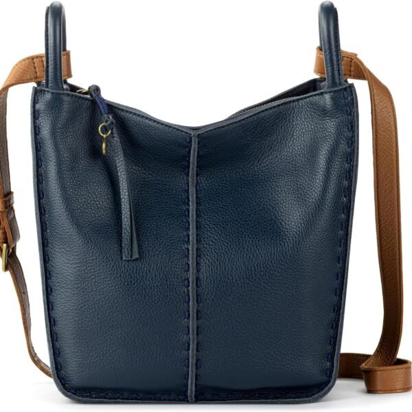 حقيبة "ذا ساك" لوس فيليز كروس بودي من الجلد