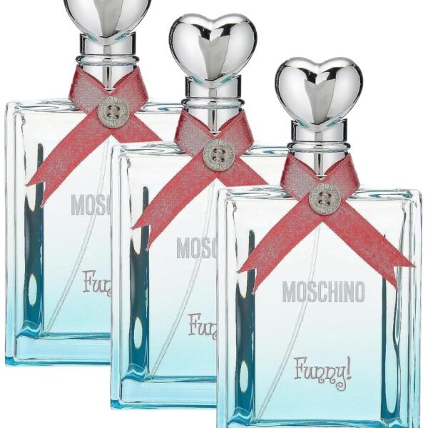 عطر "Funny" من موشينو للنساء - أو دو تواليت سبراي - 3.4 أونصة (عبوة من 3 زجاجات)