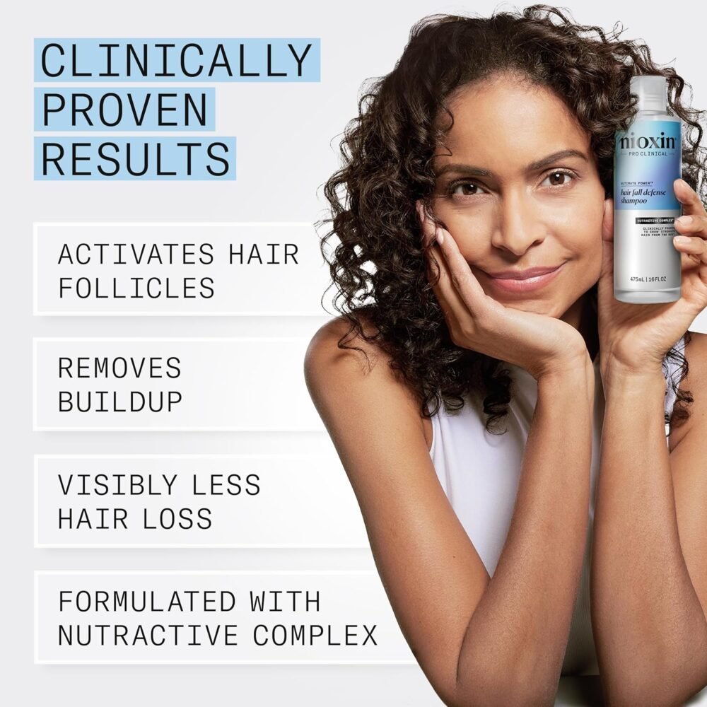 شامبو نياوكسين لمكافحة تساقط الشعر | ينشط بصيلات الشعر لتقليل تساقط الشعر بشكل ملحوظ | 8.1 أونصة سائلة + علاج يومي مكثف لترك الشعر من نياوكسين | 2.3 أونصة سائلة - الصورة 3