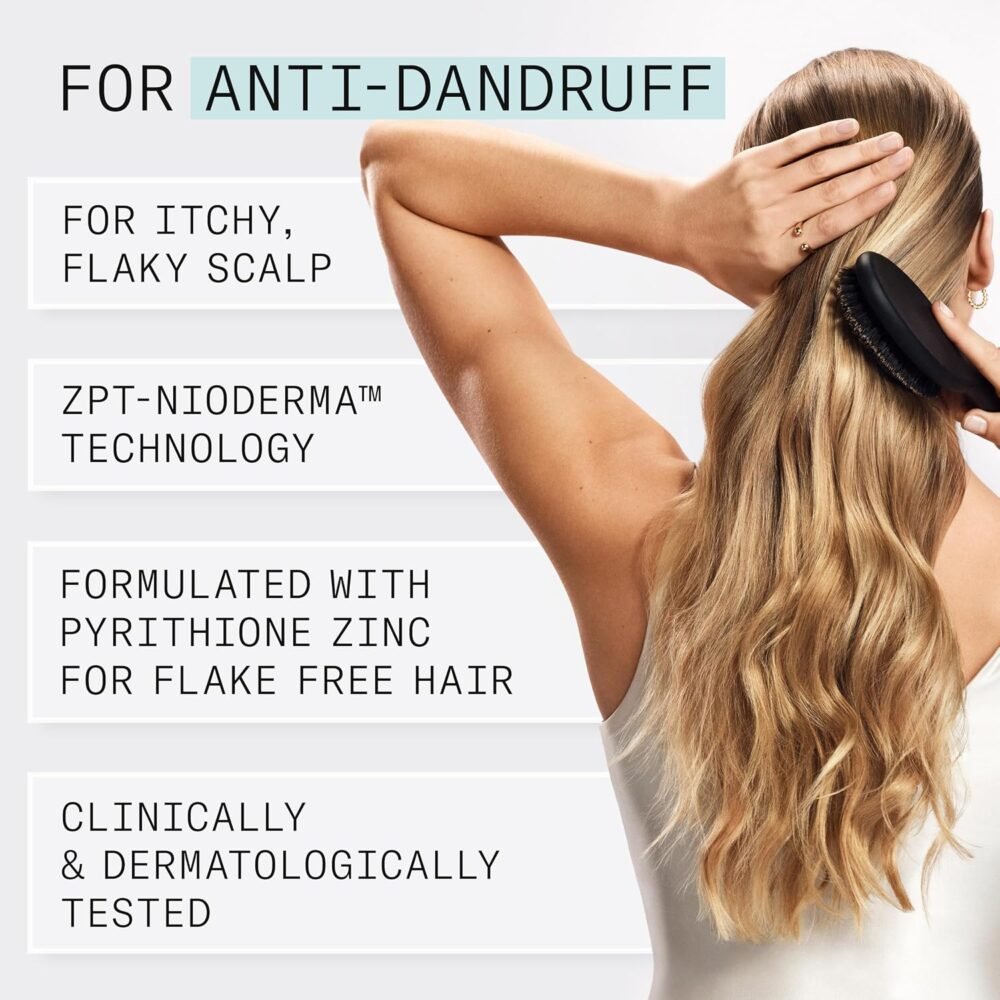 مجموعة Nioxin لعلاج قشرة الرأس - نظام مضاد للقشرة لفروة الرأس الجافة والحكة، يحتوي على بيريثيون الزنك ومستخلصات الشاي الأخضر - الصورة 5