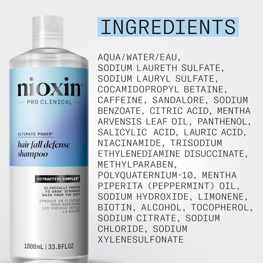 Nioxin Hair Fall Defense Shampoo - شامبو ضد تساقط الشعر - الصورة 6