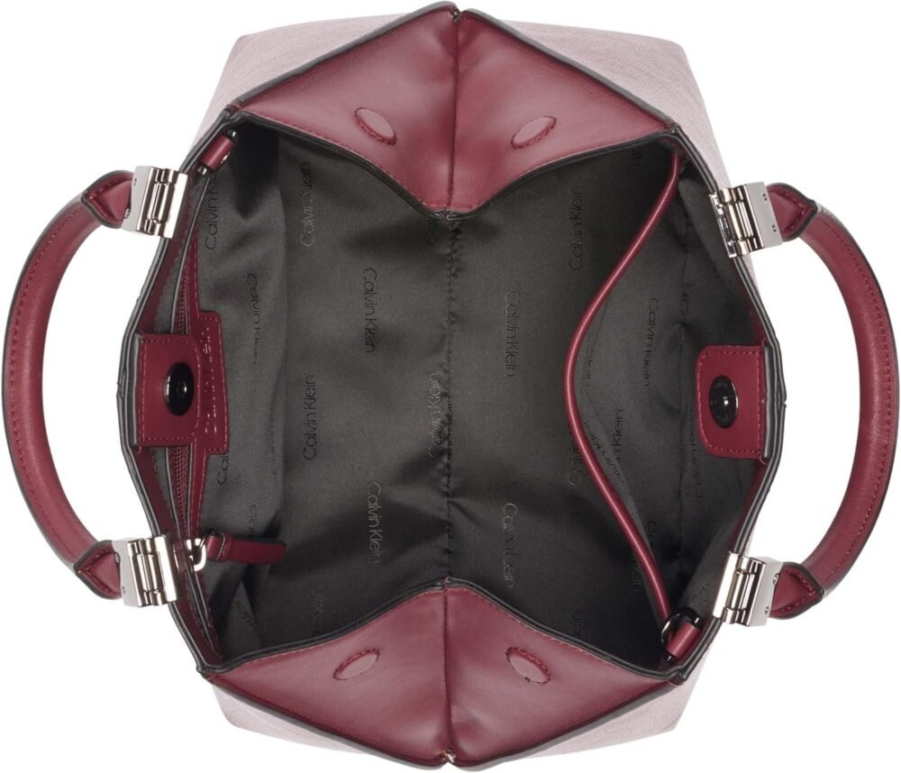 حقيبة "كالفن كلاين" نسائية ساتشيل هندسي "جرانيتي" – 2 في 1 - الصورة 4