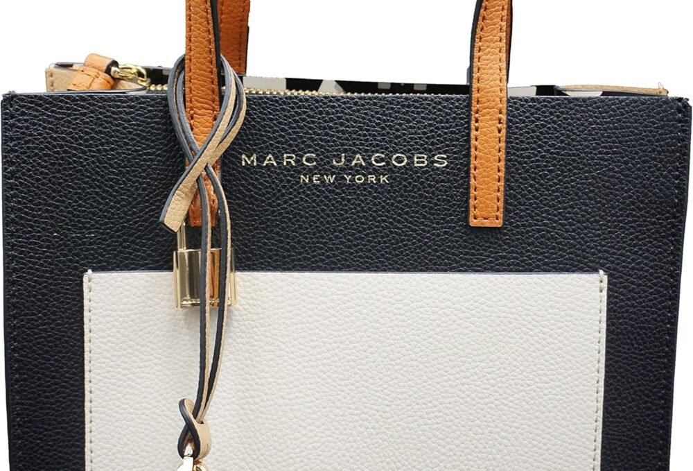 حقيبة "مارك جاكوبس" "غرايند" ميني توت كولور بلوكد للنساء - الصورة 2