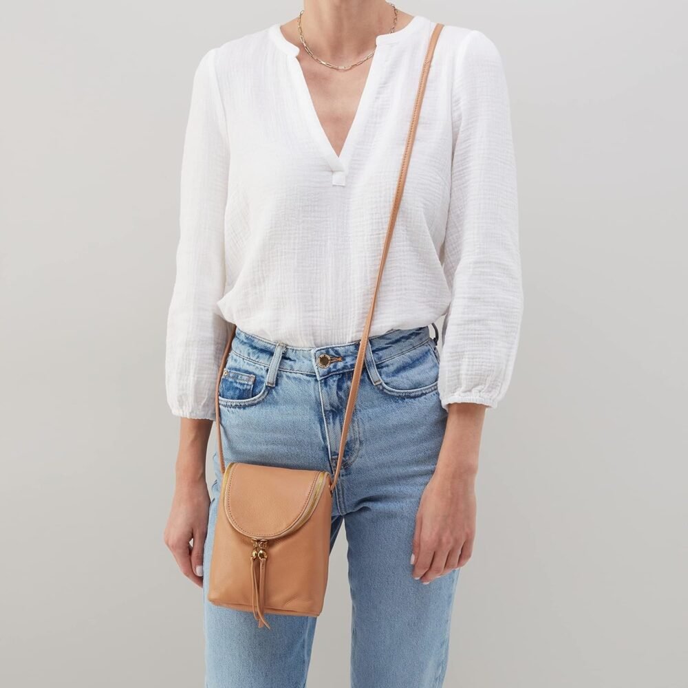 حقيبة "هوبو" "فيرن" الجلدية كروس بودي للنساء، حقيبة مع حزام قابل للتعديل - الصورة 6