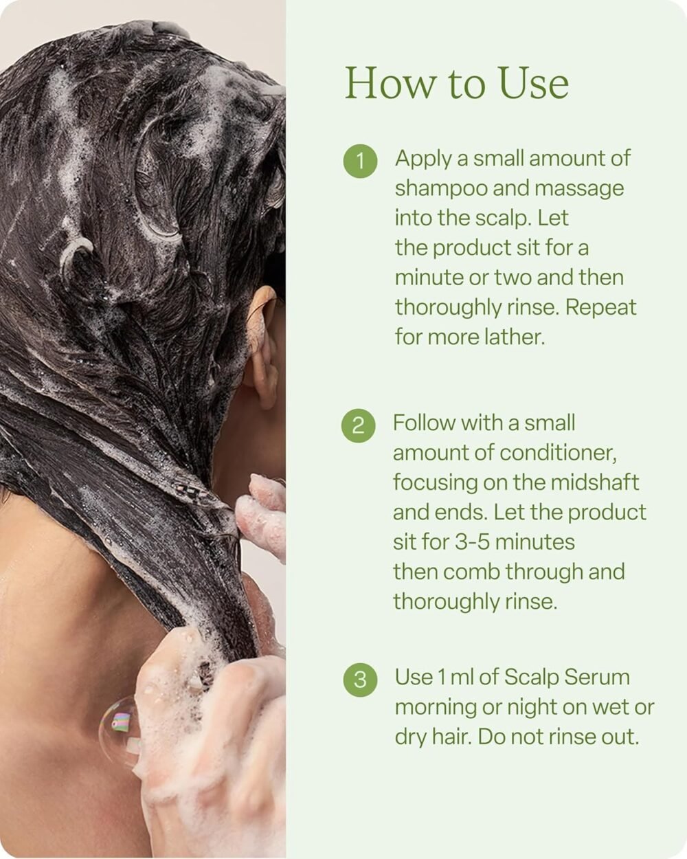 مجموعة أهداف الشعر الصحية من ديفي - سيروم شعر 30 مل، شامبو مكثف 2 أونصة، وبلسم مكثف 2 أونصة - الصورة 5