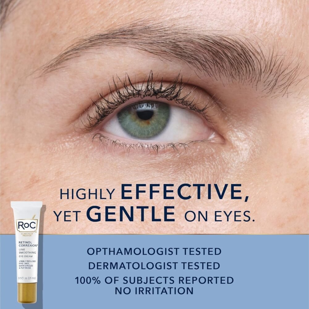 مجموعة روك ريتينول كوركشن للقضاء على التجاعيد | كريم الليل لمحاربة الشيخوخة + كريم يومي للهالات السوداء واحتباس السوائل تحت العين | مجموعة عناية بالبشرة | هدايا عيد الميلاد (قد يختلف التغليف) - الصورة 4