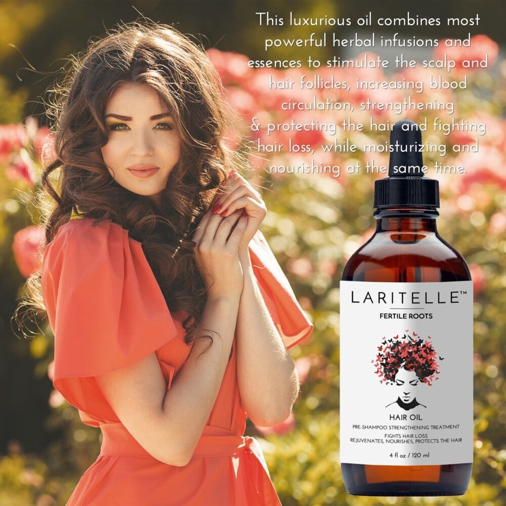 علاج تساقط الشعر العضوي للرجال والنساء | يعزز ويقوي ويجدد بصيلات الشعر | يوقف تساقط الشعر ويحفز نمو الشعر الجديد | خالي من الكائنات المعدلة وراثيًا | نباتي | 4 أوقية - الصورة 2