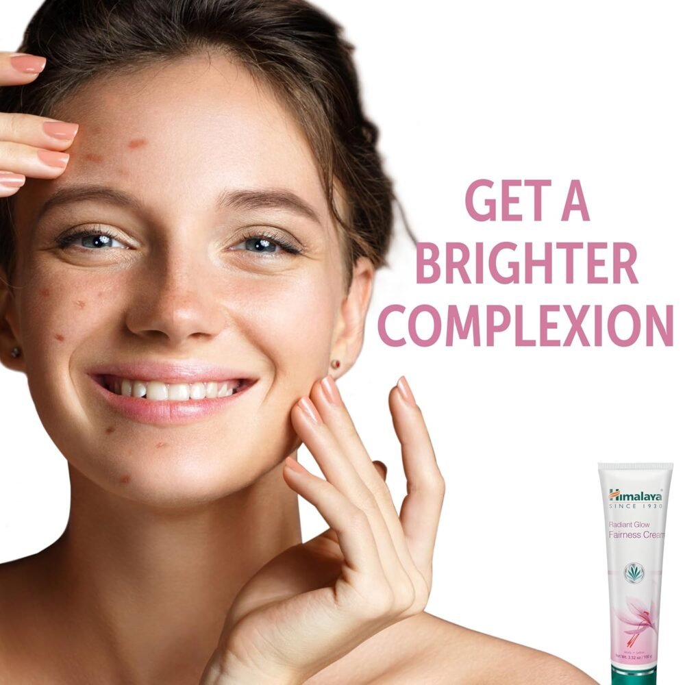 كريم هيمالايا جلواي للإنارة والتفتيح | كريم للحد من البقع الداكنة، أكياس العين والهالات السوداء | خالي من البارابين والتبييض | مرطب ومفتح للبشرة مع الزعفران والبرسيم الحجازي | 100 جرام - الصورة 5