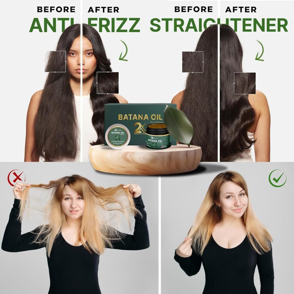 زيت باتانا الخام لنمو الشعر (120 مل) وبار شامبو باتانا (100 مل)، أصلي من هندوراس من دكتور سيبي لشعر أكثر كثافة وقوة ومنع تساقط الشعر للنساء والرجال (غطاء دش وشنطة صابون مرفقة) - الصورة 6