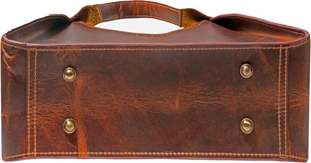 حقيبة توت نسائية من الجلد الكامل الفاخر - الصورة 6