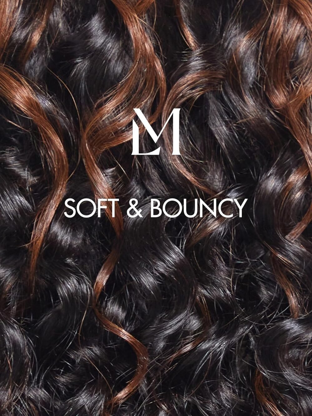 باروكة شعر بشري 22 بوصة مختلط بني وأسود، 5x5، بدون غراء، تجعيد مائي، كثافة 180%، شعر بشري فاخر - الصورة 4