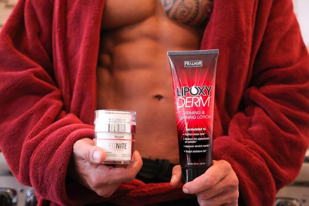⁦لوشن متقدم لشد وتحديد البشرة من ليبوكسيديرم | يساعد على شد الجلد المترهل وتقليل السيلوليت وعلامات التمدد | خالٍ من العطور وغير دهني | 8 أونصات سائلة⁩ - الصورة ⁦3⁩