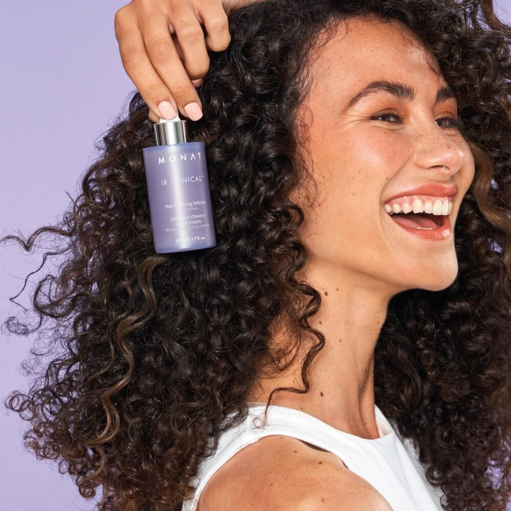 MONAT IR Clinical™ سيروم مكافحة ترقق الشعر - سيروم استعادة الشعر مع مكونات بيولوجية طبيعية - معزز كثافة الشعر لشعر أكثر سمكًا وكثافة - سيروم مغذي لفروة الرأس - الصورة 5
