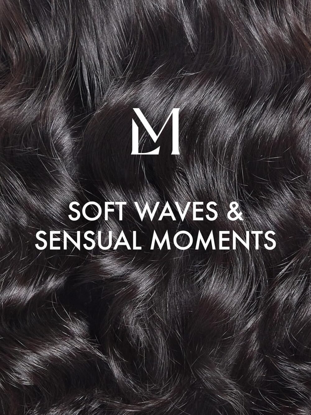 ⁦LUVME HAIR باروكة شعر طبيعي 16 بوصة بتموجات فضفاضة، برباط أمامي 13x4، جاهزة للاستخدام بدون غراء، مشذبة مسبقًا لشعر طويل أسود بموجات جذابة وكثافة 180% لإطلالة ساحرة.⁩ - الصورة ⁦5⁩