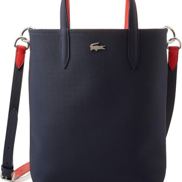 حقيبة "لاكوست" "آنا" القابلة للعكس من قماش معالج مع حقيبة قابلة للفصل